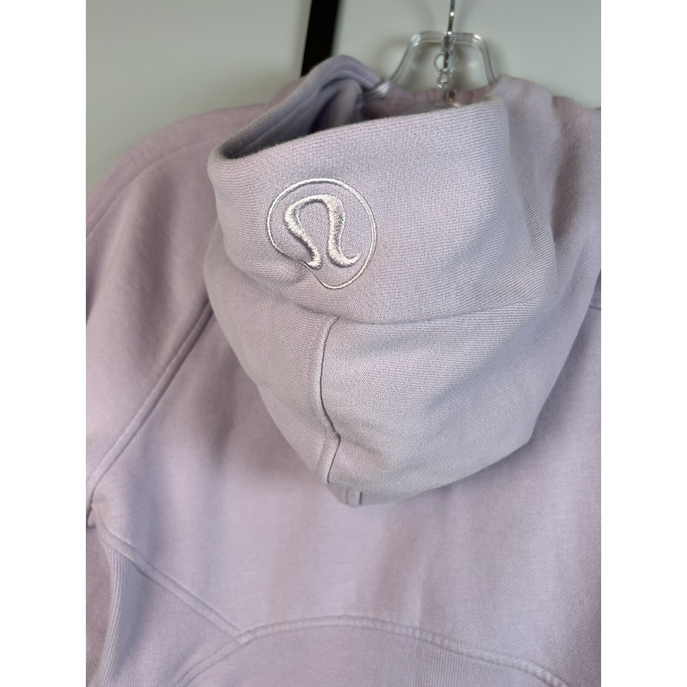 Lululemon Scuba Oversized Half-Zip Hoodie Women M/L Pink Athleisure Cropped - Picture 5 of 9
